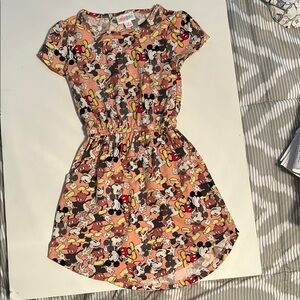 Disney Pink Casual Sundress with Cap Sleeves
